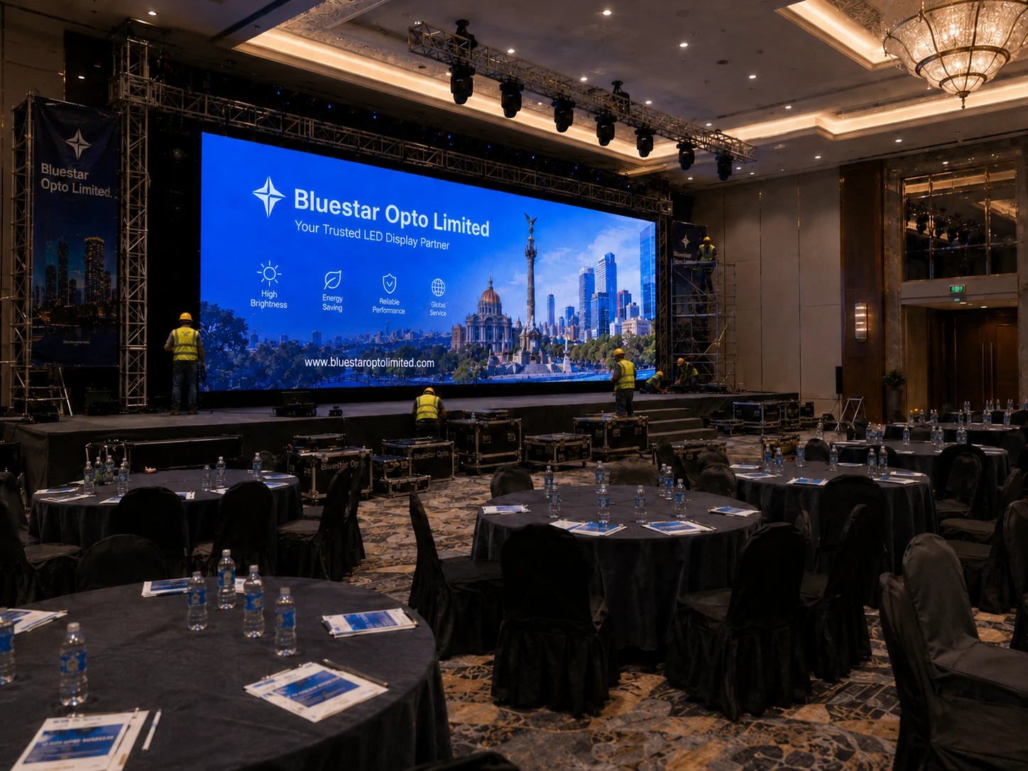 Bluestar LED LED display application case