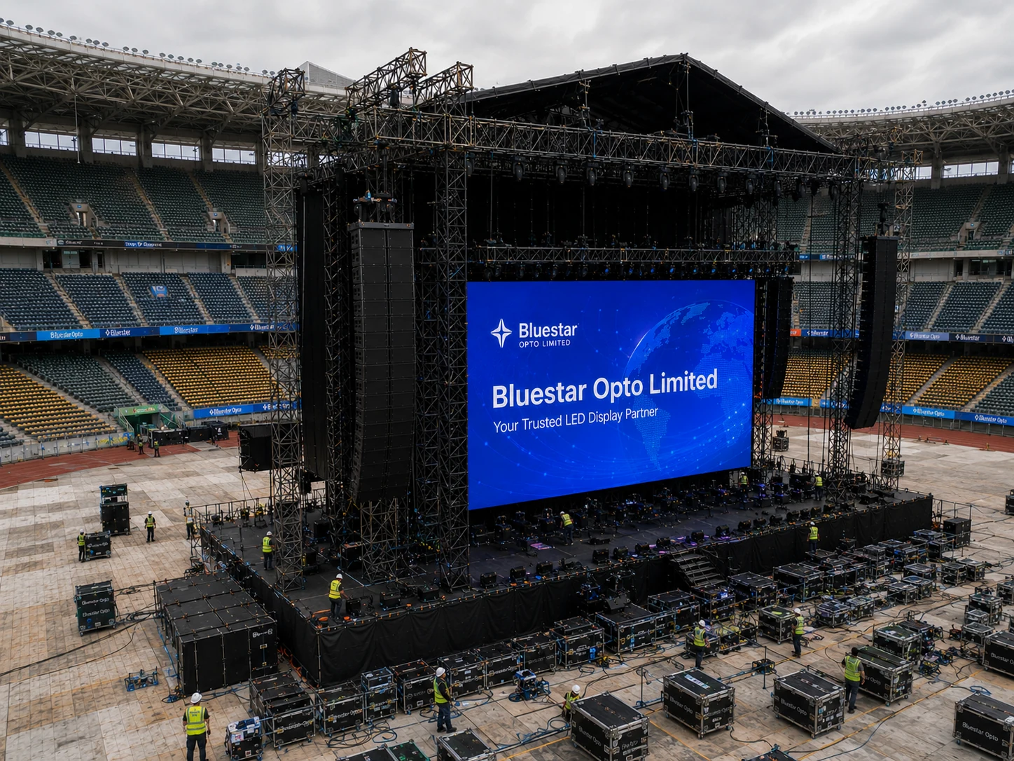 Bluestar P391 LED display application case