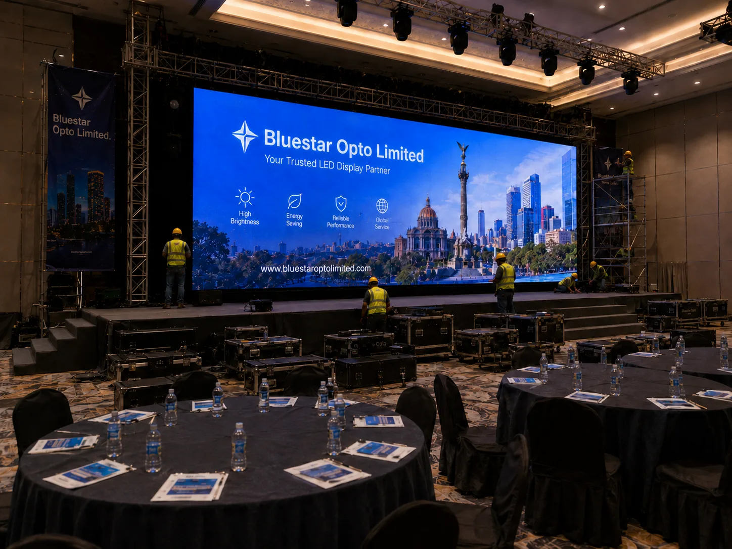 Conference hall LED video wall case thumbnail 2