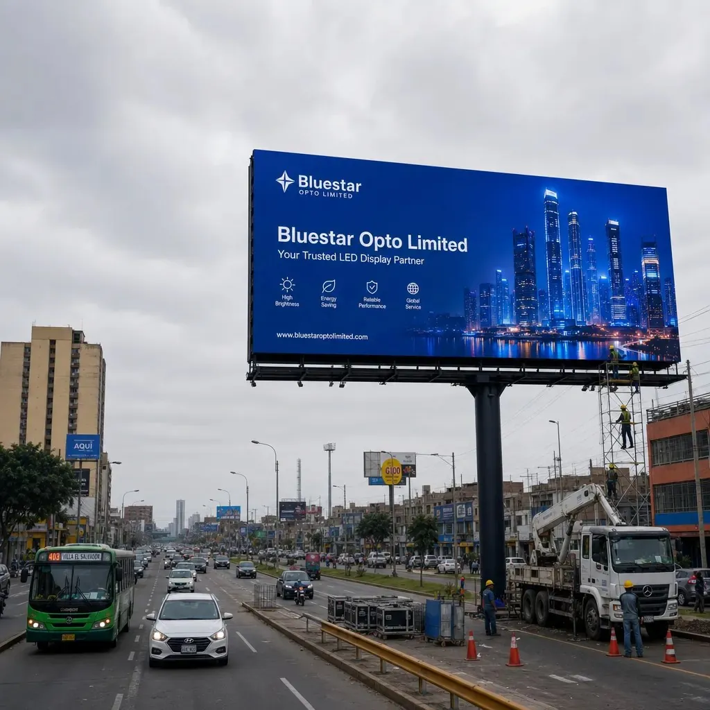Bluestar LED LED display application case