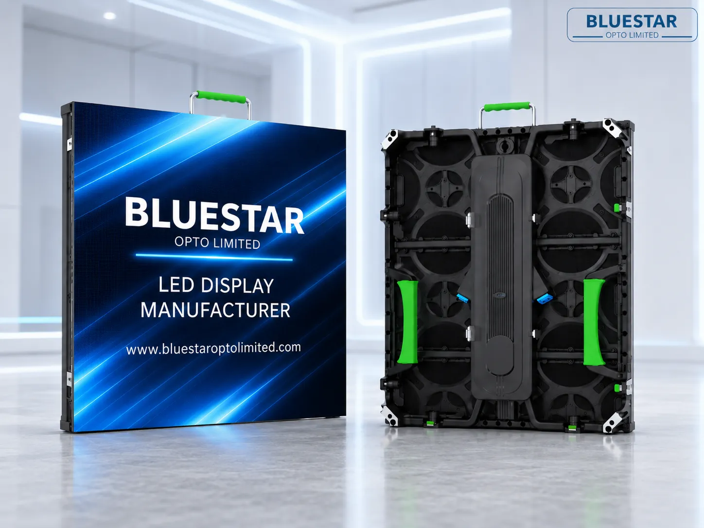 P3.91 500X500mm Outdoor – side view